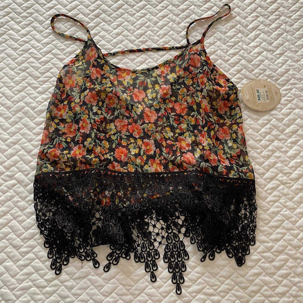 Floral New Tank Top